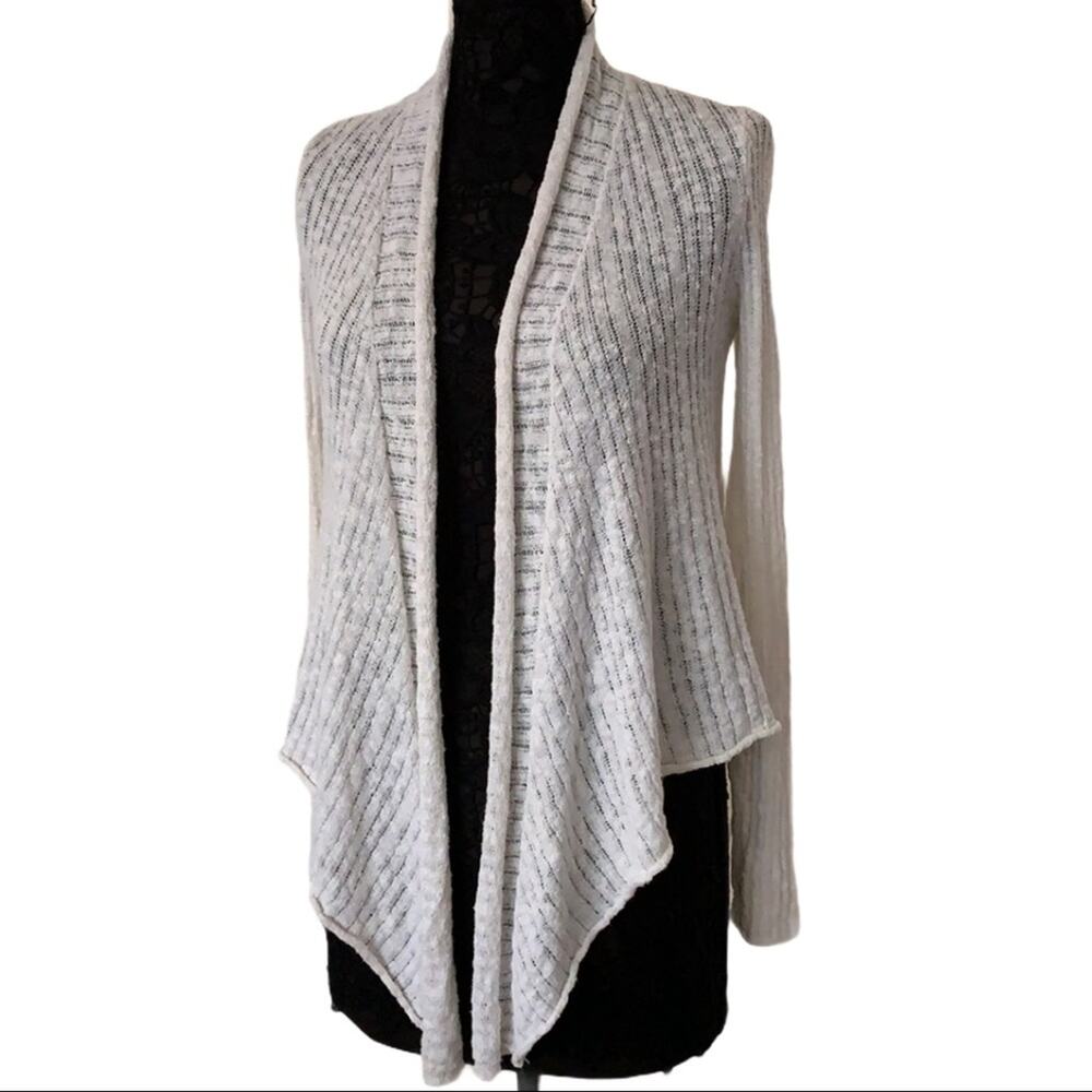 Lucky Brand Knit Draped Open Cardigan XS